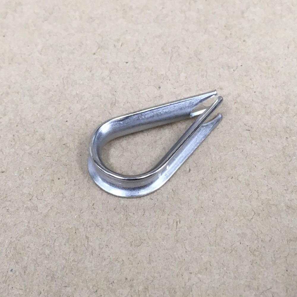 Thimble, Stainless Steel, for 3.2mm cable