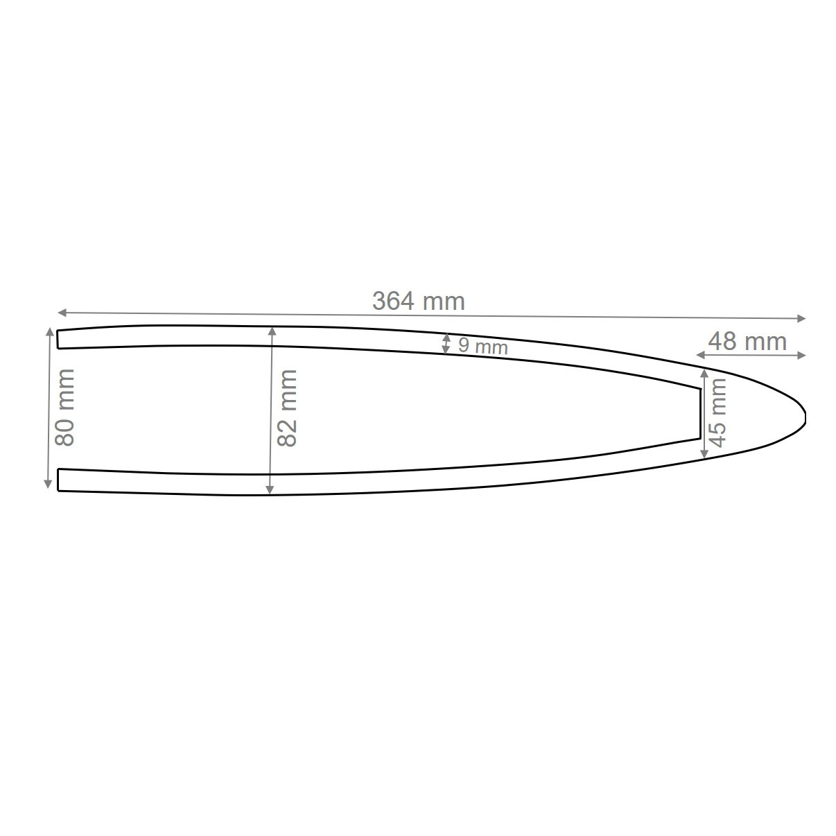 SINGLE SEATER HORIZ. TAILPLANE SEALING FOR DISCUS-2C, VENTUS-2C AND ...