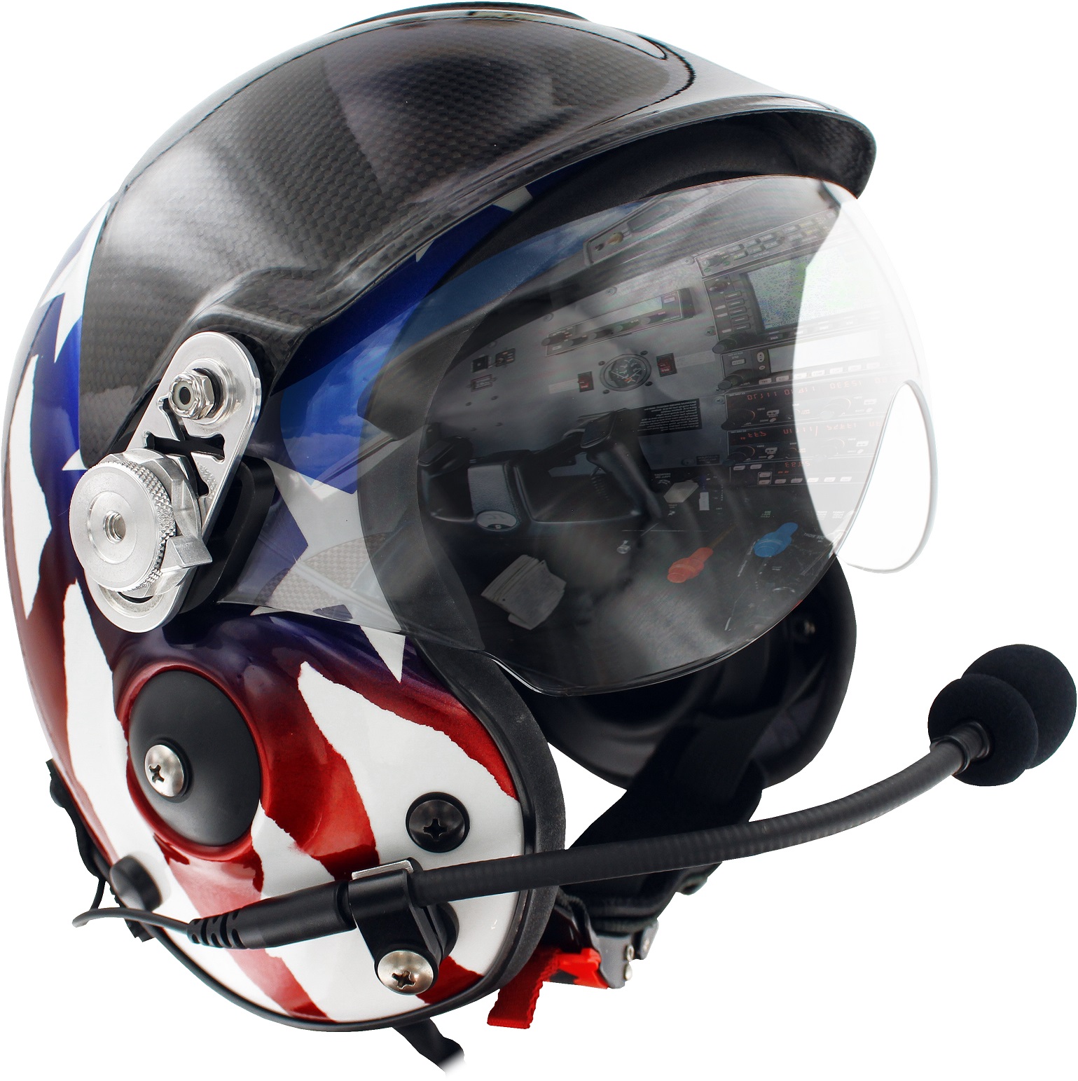 ARIES FLIGHT HELMET WITH COMMS VISOR